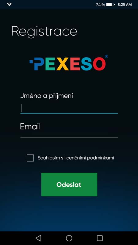 Pokladní systém PEXESO Kalkulačka - registrace